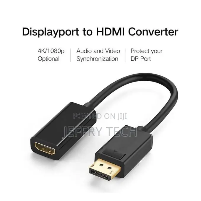 Generic Display Port to HDMI Cable