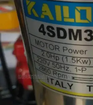 Suitable 2hp Kailo Submersible Pump