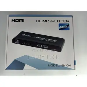 Generic 4K HDMI Splitter 1 in 4 Out, 1×4 HDMI Splitter 4 Por