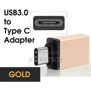 Type-C USB 3.0 OTG Cable Adapter Gold