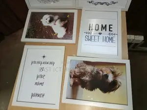 Simple Wall Arts and Frames White A4