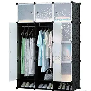 Plastic Wardrobe Black, Green, Pine, Purple, Pink Available