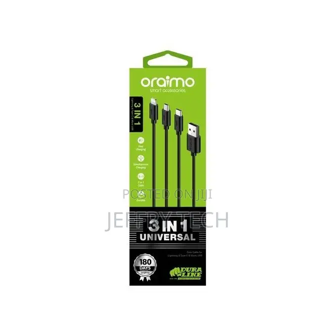 Oraimo X92 3 IN 1 CABLE