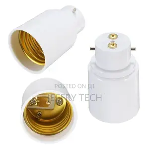 B22 to E27 Bulb Convertor Adapter Pin Base to Screw Bulb Ho