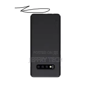 Nilkin Plain Cover Case for Samsung S10 Plus Black