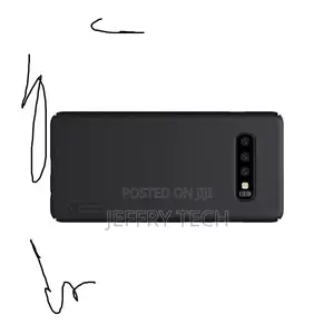 Nilkin Plain Cover Case for Samsung S10 Plus Black
