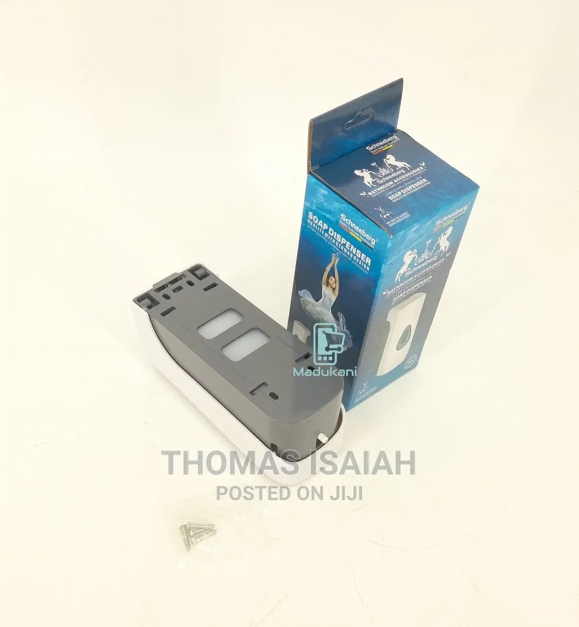 350ml ABS Plastic Wall-Mounted Manual Soap Dispenser Sanitiz