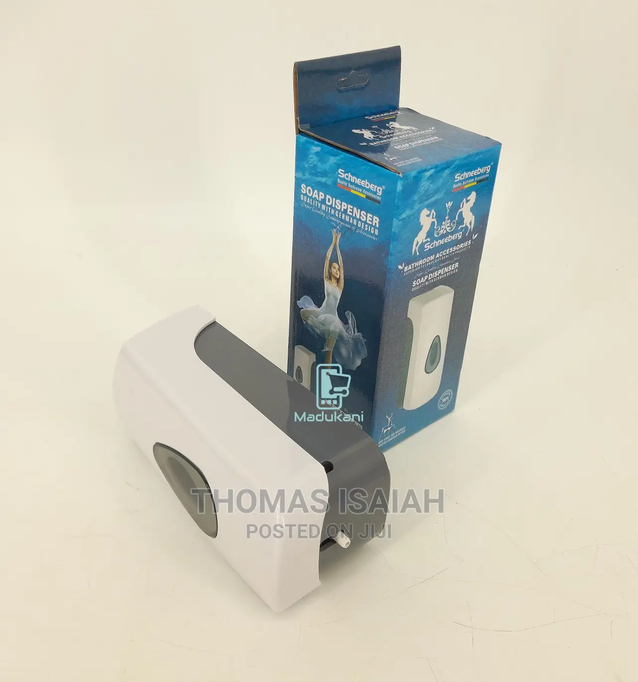 350ml ABS Plastic Wall-Mounted Manual Soap Dispenser Sanitiz