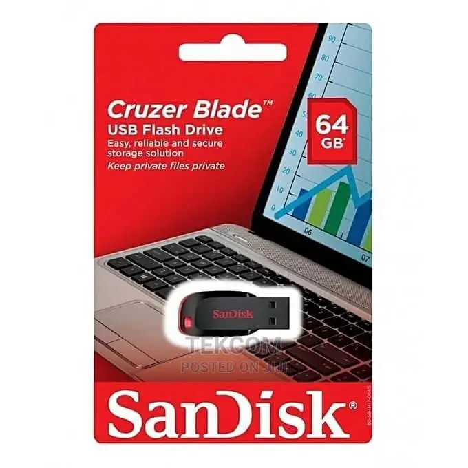 Sandisk Cruzer Blade 64GB Flash Disk Drive