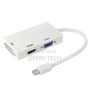 Generic Mini Displayport Male to HDMI + VGA + DVI Female Ada