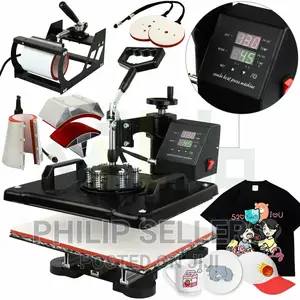 8 in 1 12 X 10 Digital Heat Press Machine Clamshell Sublimat