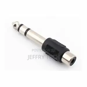 6.35mm 1⁄4 Inch Male Stereo Plug to RCA Phono Female Jack