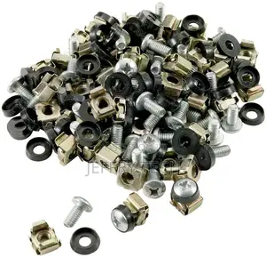 Cage Nuts Bolts 50 Pack, Enclosures 19" Cabinet Racks Fo