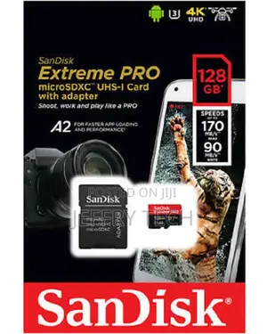 Sandisk Extreme Pro A2 170mb/S 128GB 128G Micro SD Micro SDX