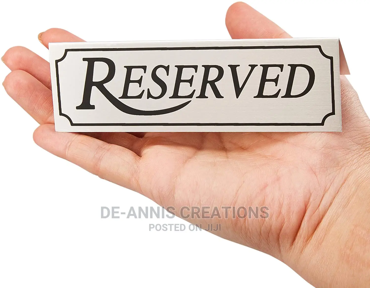 Table Reserved Signs