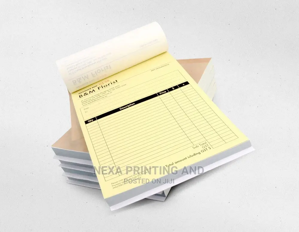 Business Invoice Books