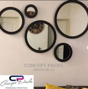 5pc Decorative Wall Mirrors.