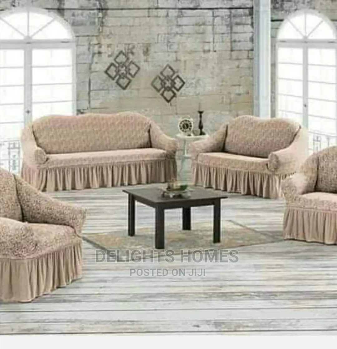 Jacquard Sofa Covers With Skirt