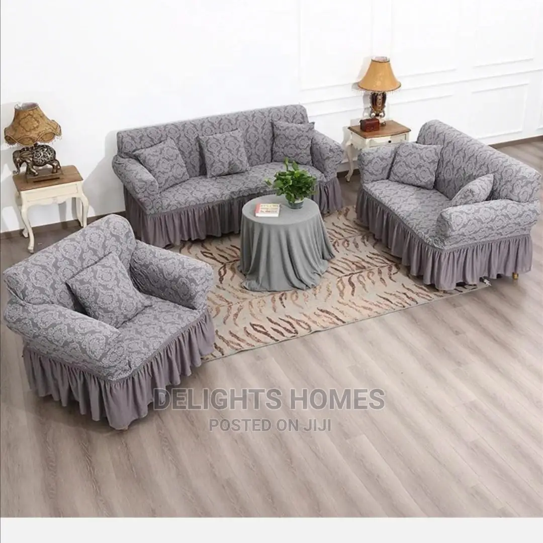 Jacquard Sofa Covers With Skirt