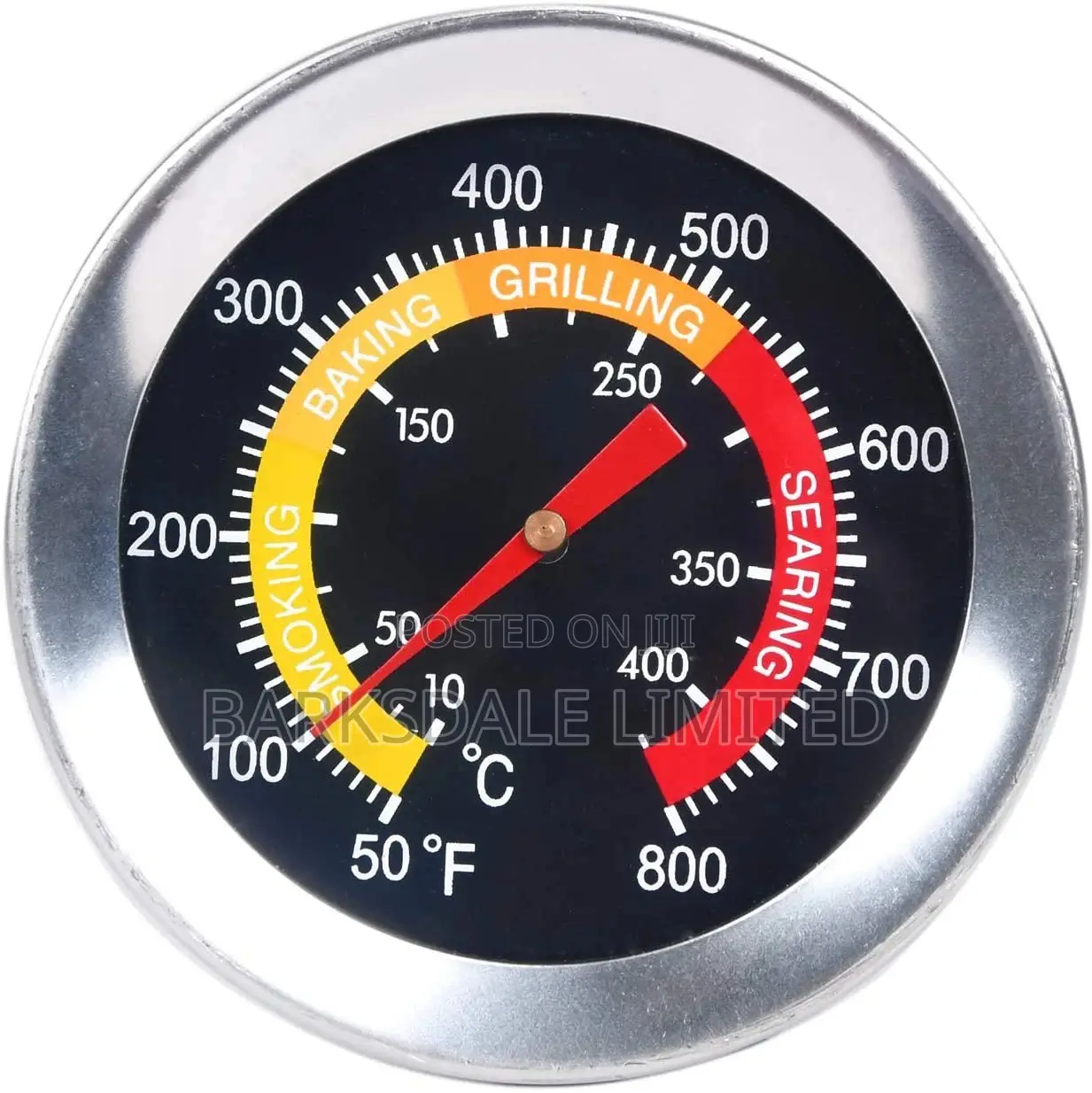 BBQ Grill Smoker Temperature Gauge Thermometer Dial Stem