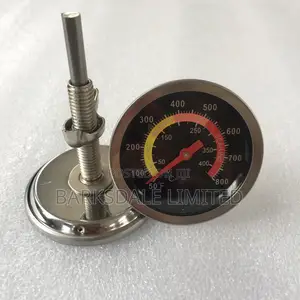BBQ Grill Smoker Temperature Gauge Thermometer Dial Stem