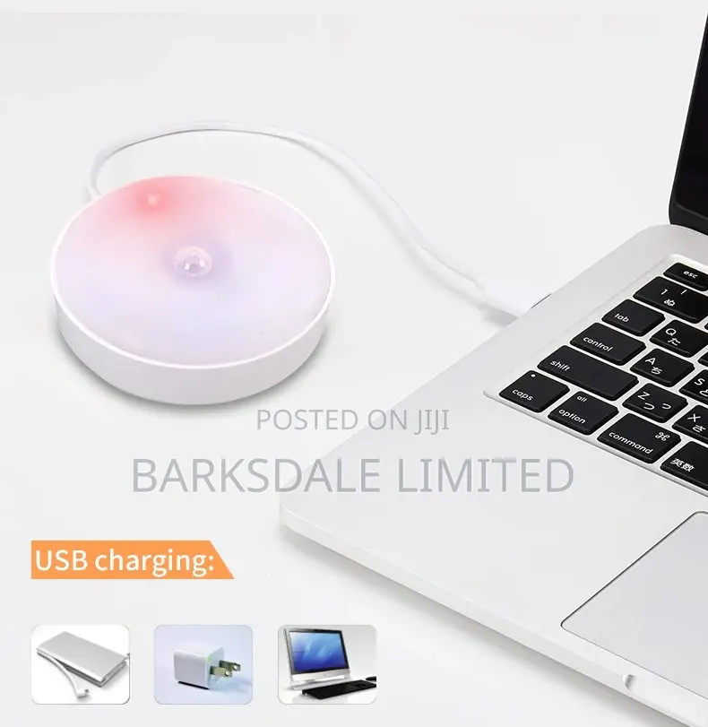 LED Night Light Lamp USB Rechargeable Motion Sensor Intellig