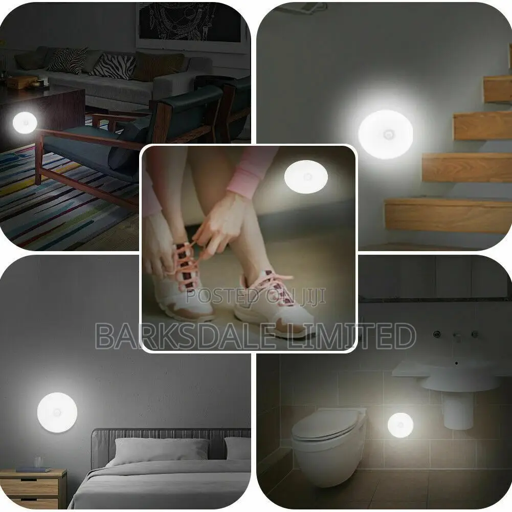 LED Night Light Lamp USB Rechargeable Motion Sensor Intellig