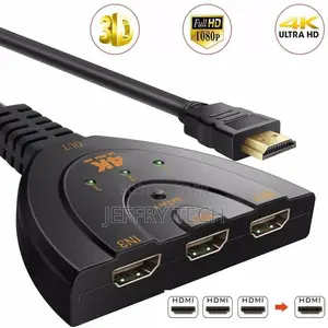 Generic 4K*2K 3 Port HDMI Switch Switcher HDMI Splitter
