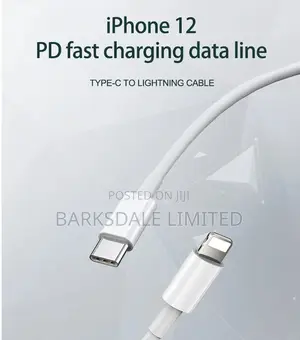 Lightning Data PD Type C Fast Charger Cable iPhone Apple