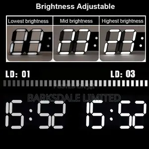 Digital Led Skeleton Wall Clock 3d Gift Light Perfect Gift