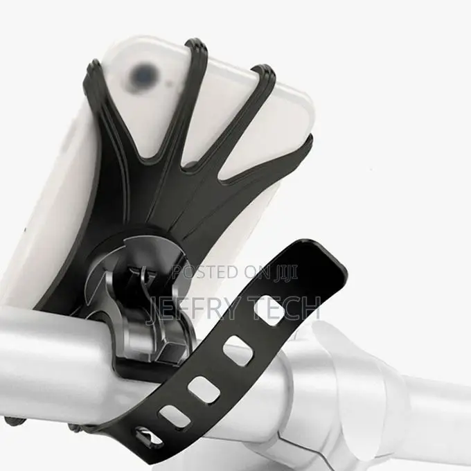 Bicycle Mobile Phone Holder Rotating Silicone Bicycle Phone