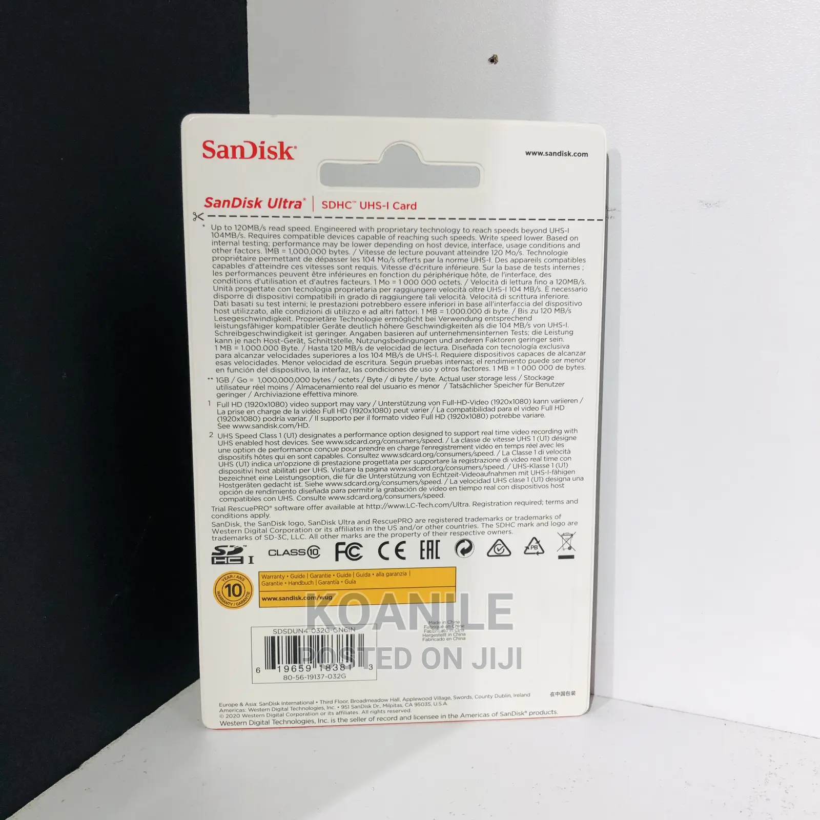 32gb Sandisk Camera Memory Card Authentic.
