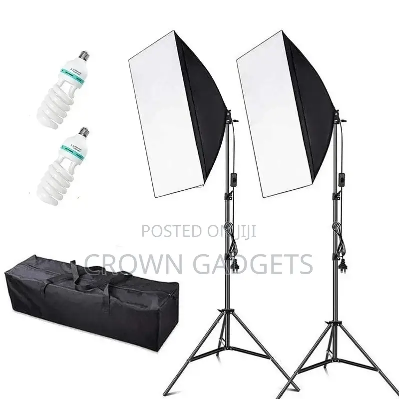 50*70cm Softbox E27 Single Lamp Holder 100-240v Continuous