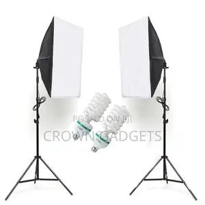 Soft Box Lighting Filming Set
