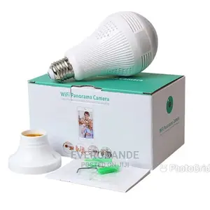 Bulb Wifi Cctv Nanny Camera 360 Degree 1080p