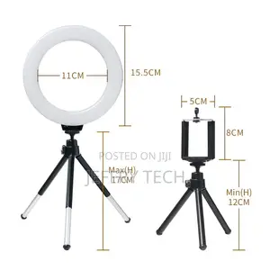 10" LED Ring Light Dimmable Lighting Kit Phone Selfie Tripod