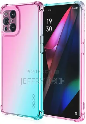 Oppo Find X3 Pro Neo Lite Clear Case, Slim Silicone Coloured