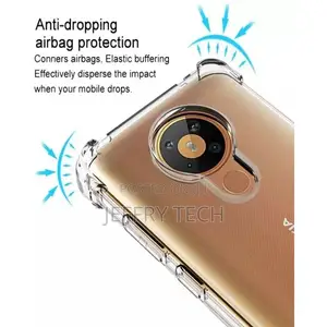 Nokia 5.3 Shockproof Case(Transparent) + Camera Protector