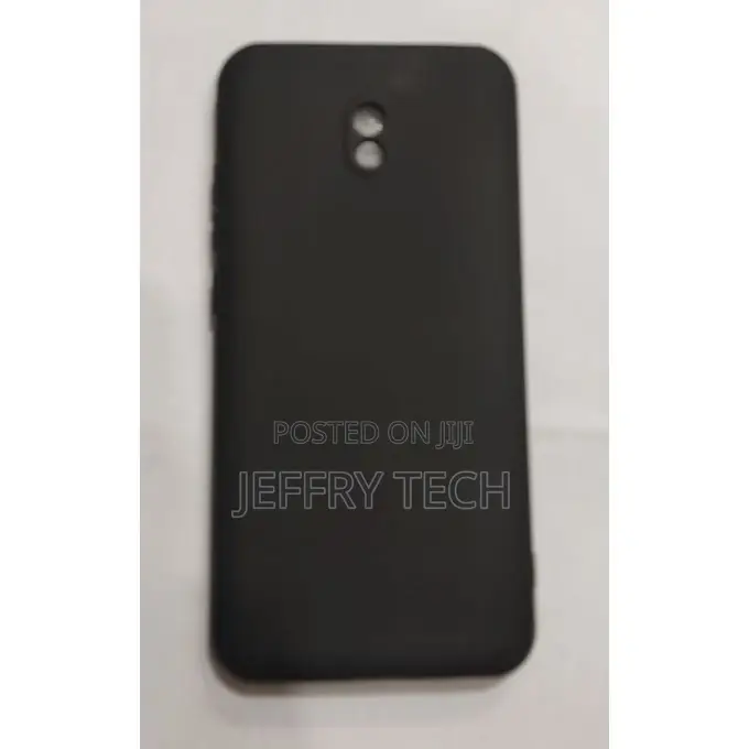 Silicon Back Case for Redmi 8a Black