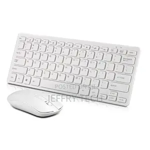 Wireless 2.4ghz Mini Ultra Slim Silent Keyboard Mouse Set