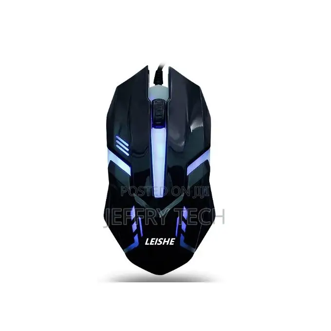 LEISHE USB Wired Mouse Colorful Backlight
