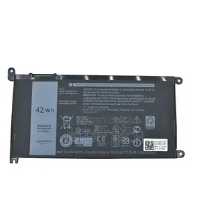 Wdx0r Laptop Battery for Dell Yrdd6 Wdxor Wdx0r T2jx4 Rrjdx