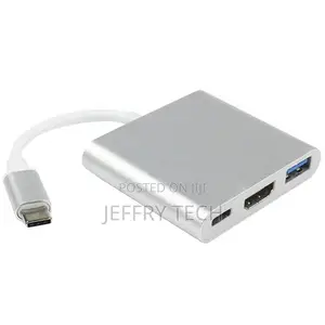 OEM 1080P 3 in 1 USB Hub Type C USB C 3.1 to HDTV+USB Adapte