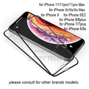 9H Full Coverage Tempered Glass for iPhone X Xr Xs Max Scree