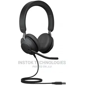 Jabra Evolve2 40 Ms Stereo Wired On-Ear Headset (Unified Com