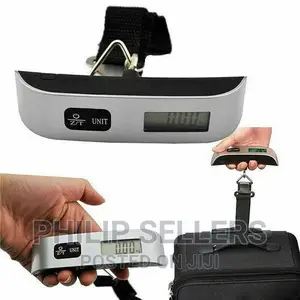 50kg/10g Portable LCD Digital Hanging Luggage Scale Travel E