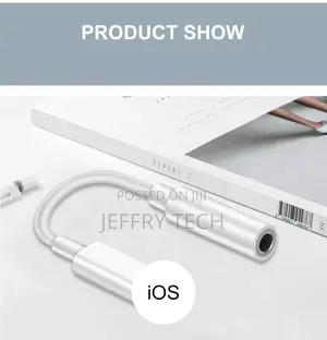 Headphone Adapter Audio Otg Splitter for Apple 8pin to 3.5mm