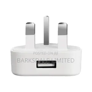 3pin Charger Plug Apple iPhone XS MAX 5W USB UK Android