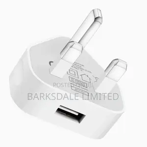 3pin Charger Plug Apple iPhone XS MAX 5W USB UK Android