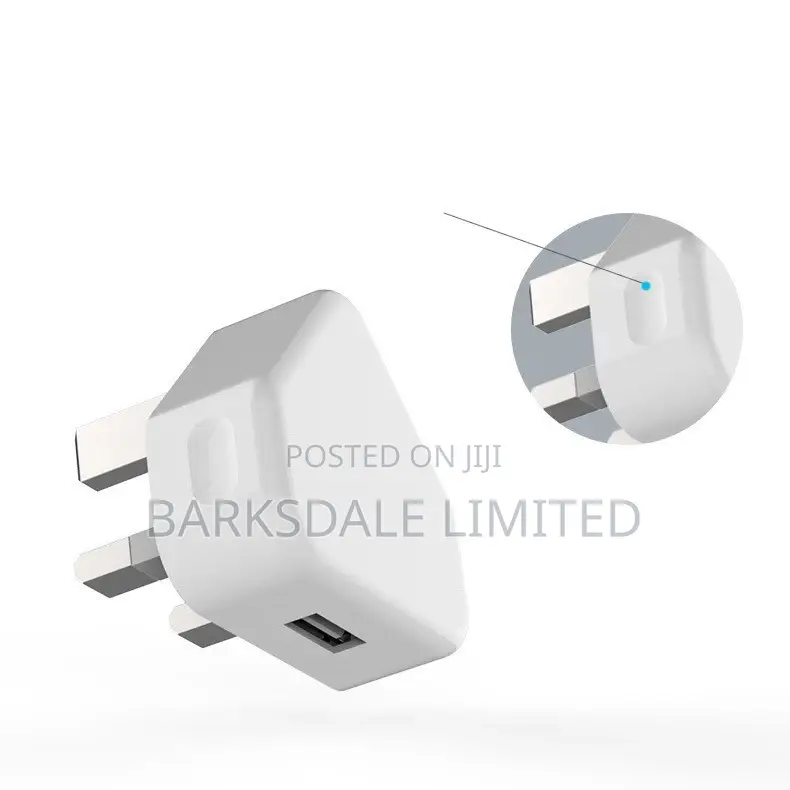3pin Charger Plug Apple iPhone XS MAX 5W USB UK Android